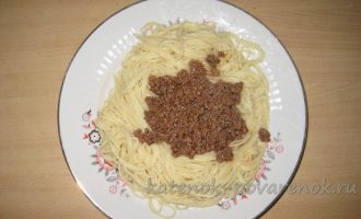 Спагетти с томатно-мясным соусом «Болонез» - шаг 5