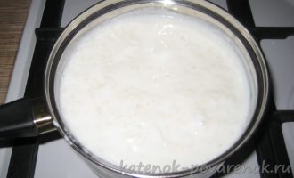 Молочная рисовая каша - шаг 4