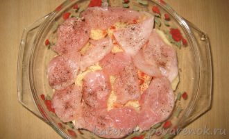 Запеканка из куриного филе с картофелем в духовке - шаг 6