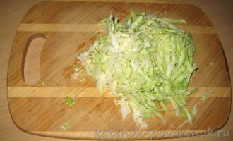 Салат из свежей капусты c огурцом - шаг 1