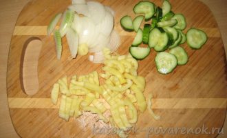 Овощной салат летний - шаг 1
