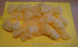 Шашлычки из куриного филе с ананасами в духовке - шаг 5