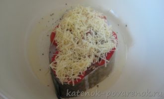 Треска, запеченная в мультиварке с помидорами и сыром - шаг 5