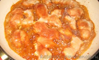 Куриное филе в томатно-медово-соевом соусе - шаг 6