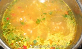 Рисовый суп с горбушей - шаг 17