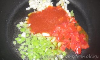 Овощной соус для макарон - шаг 3