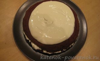 Шоколадный торт со сметанным кремом - шаг 14