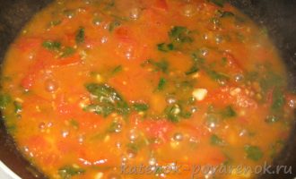 Соус к макаронам из помидоров с базиликом - шаг 8