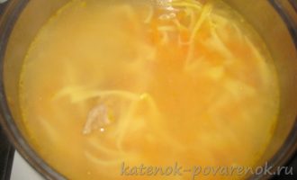 Домашняя яичная лапша для супа - шаг 12