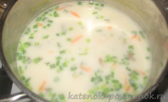 Сырный суп с шампиньонами - шаг 11