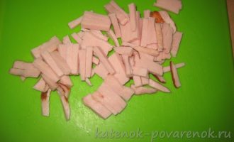 Рецепт кесадильи с корейской морковью и карбонатом - шаг 1