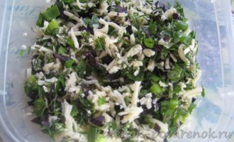 Рецепт кесадильи с сыром и зеленью на мангале - шаг 5