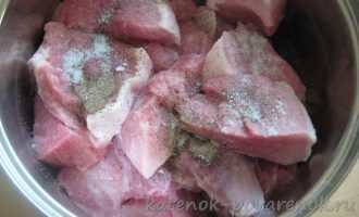 Маринад для шашлыка из свинины на кефире - шаг 3