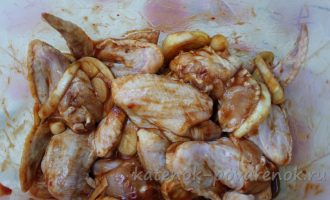 Куриные крылышки в соевом соусе, жаренные на мангале - шаг 5