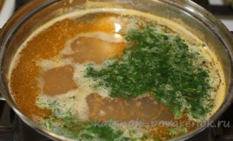 Гречневый суп с куриным филе - шаг 13
