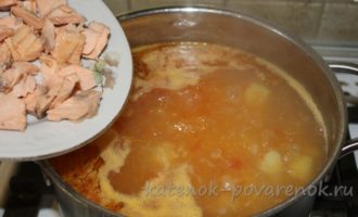 Сливочный суп с лососем - шаг 17