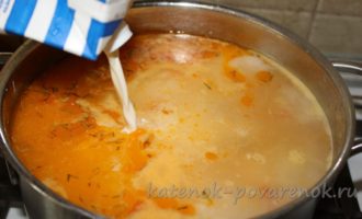 Сливочный суп с лососем - шаг 18