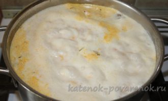 Сливочный суп с лососем - шаг 19