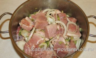 Маринад для шашлыка из свинины с киви – шаг 7