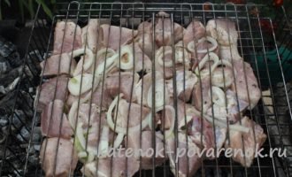 Маринад для шашлыка из свинины с киви – шаг 8