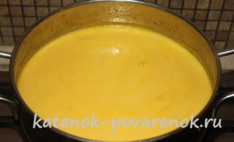 Крем-суп из тыквы с сухариками – шаг 17