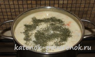 Сырный суп с куриными фрикадельками – шаг 10