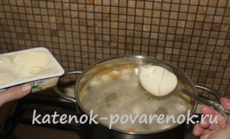 Сырный суп с куриными фрикадельками – шаг 8