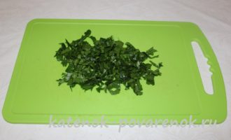 Салат из редиски с зеленью – шаг 3