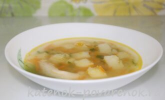Суп из чечевицы, курицы и картофеля – шаг 14